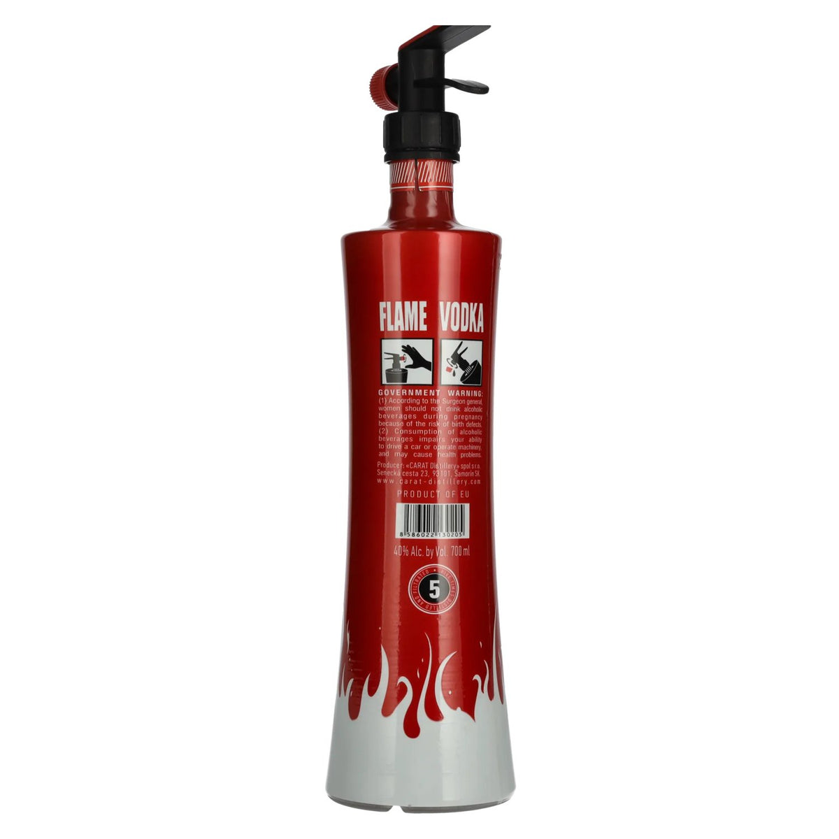 Vodka THE FLAME 40 % vol. 0,7 l