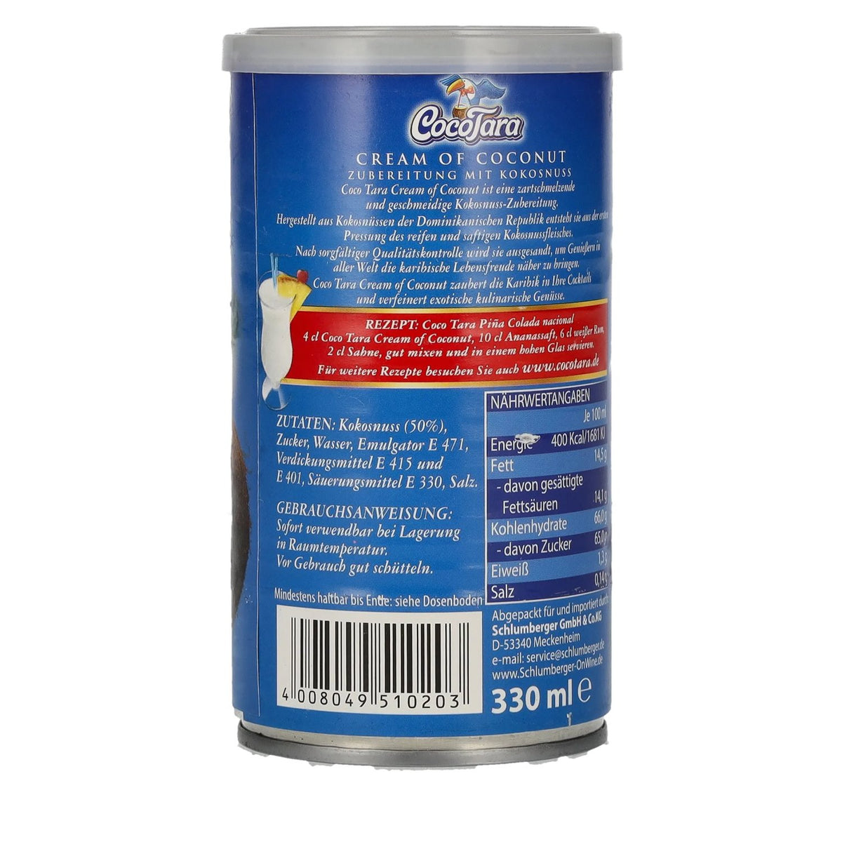 Coco Tara Cream of Coconut 0,33l