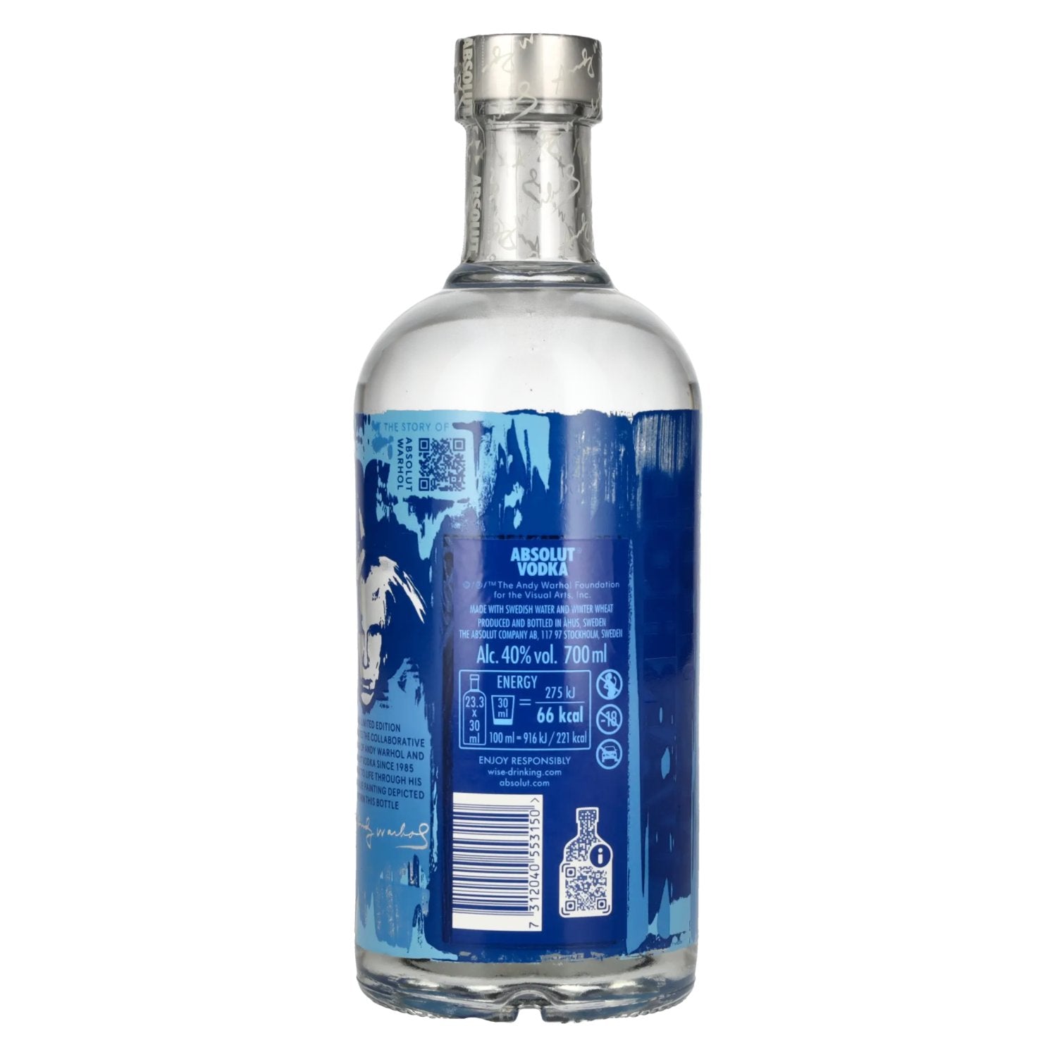 Absolut Vodka WARHOL Original Vodka Limited Edition 40% Vol. 0,7l