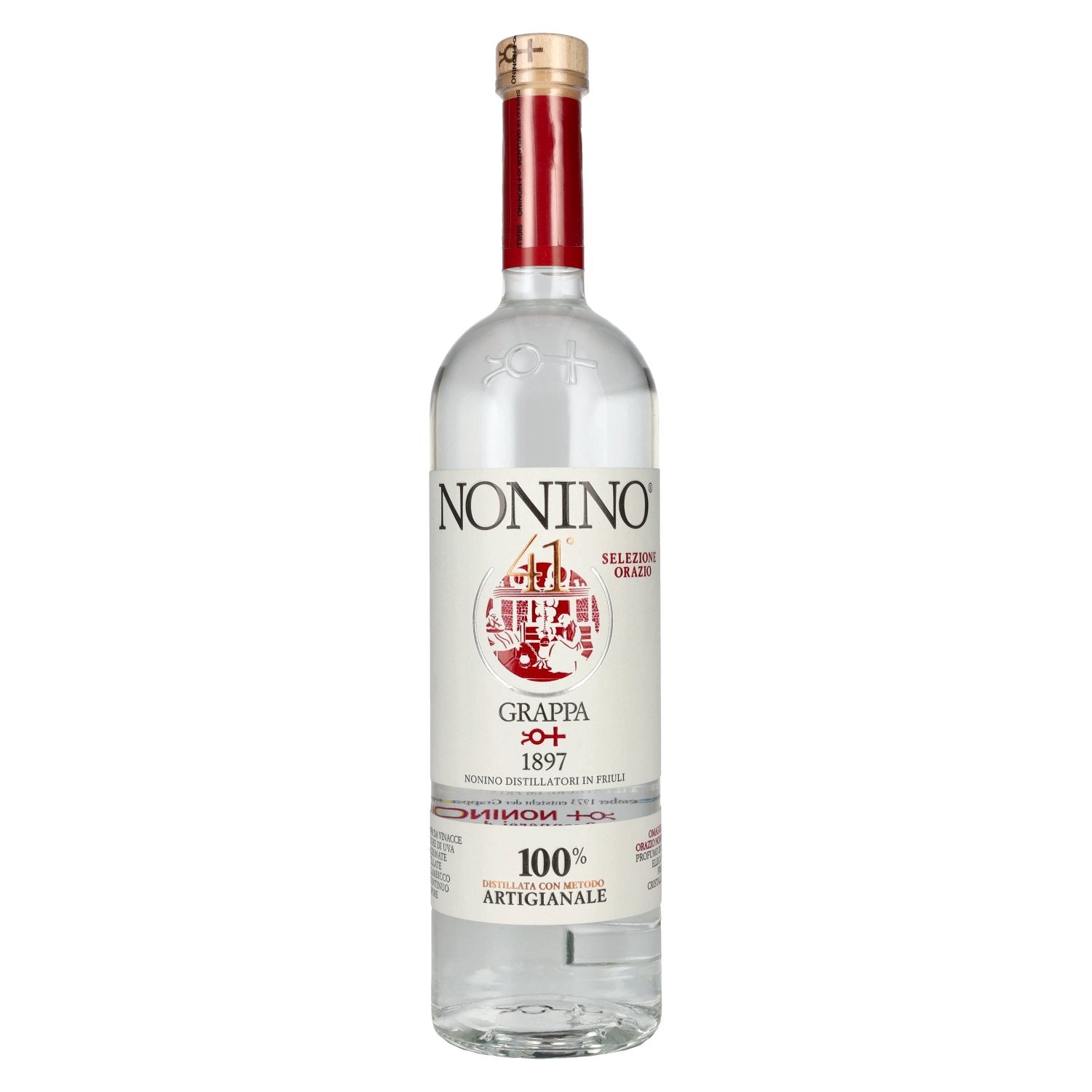 Nonino Grappa Tradizione Selezione Orazio 41% Vol. 1l