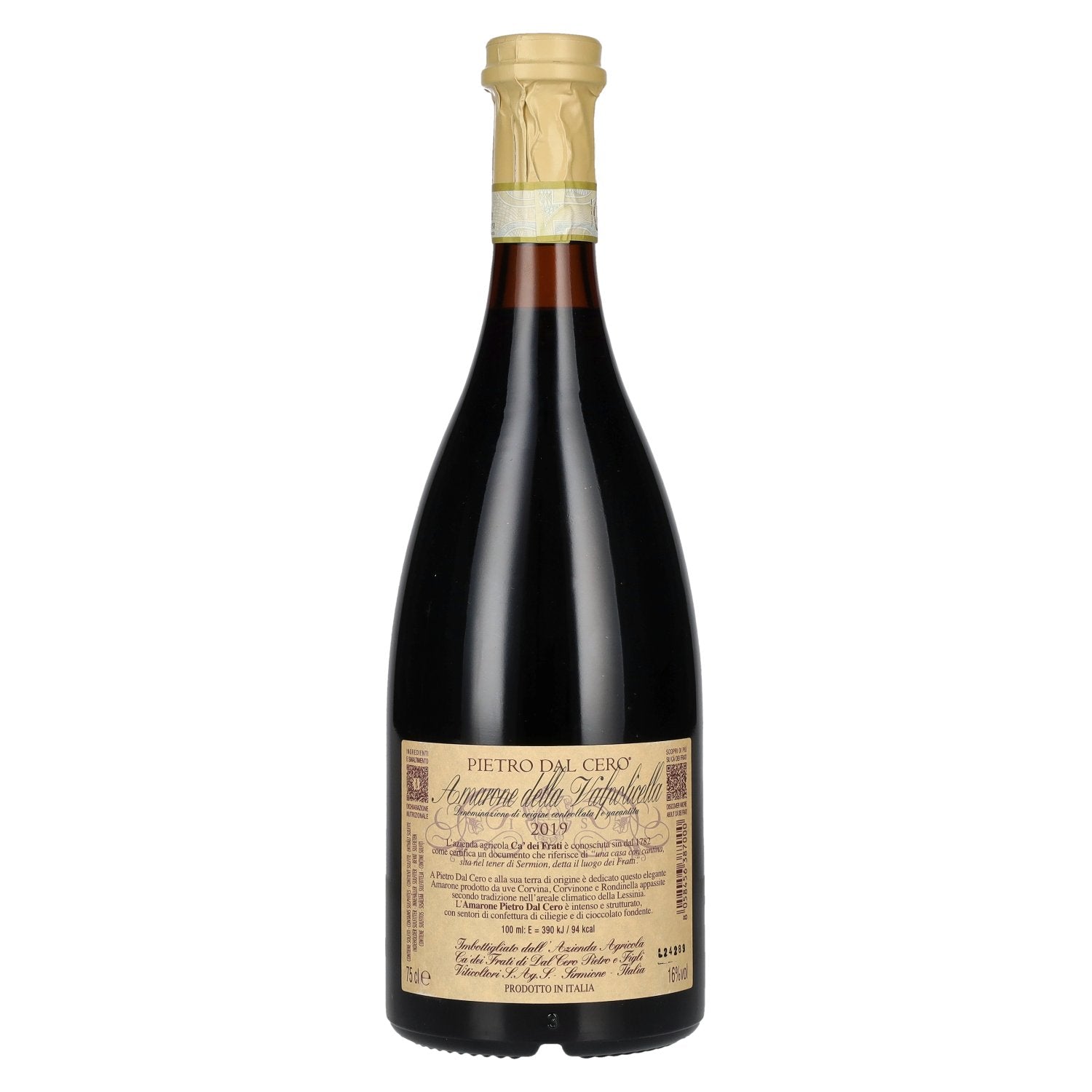 Cà dei Frati Pietro Dal Cero Amarone Della Valpolicella DOC 2019 16% Vol. 0,75l