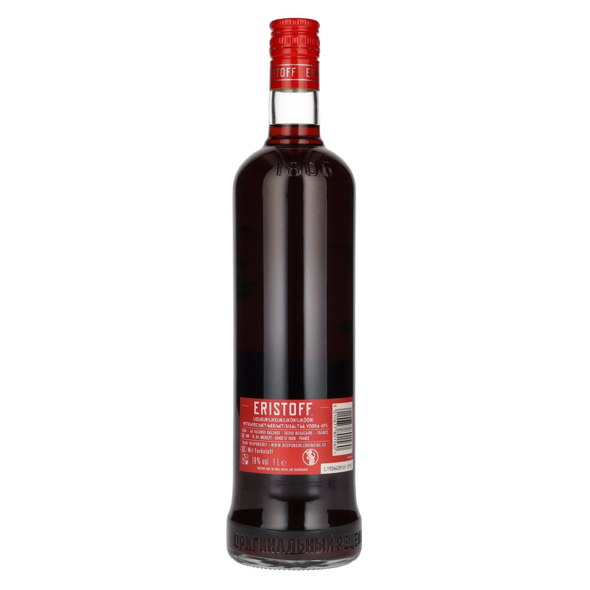 Eristoff Red Sloe Berry 18 % vol. 1 l