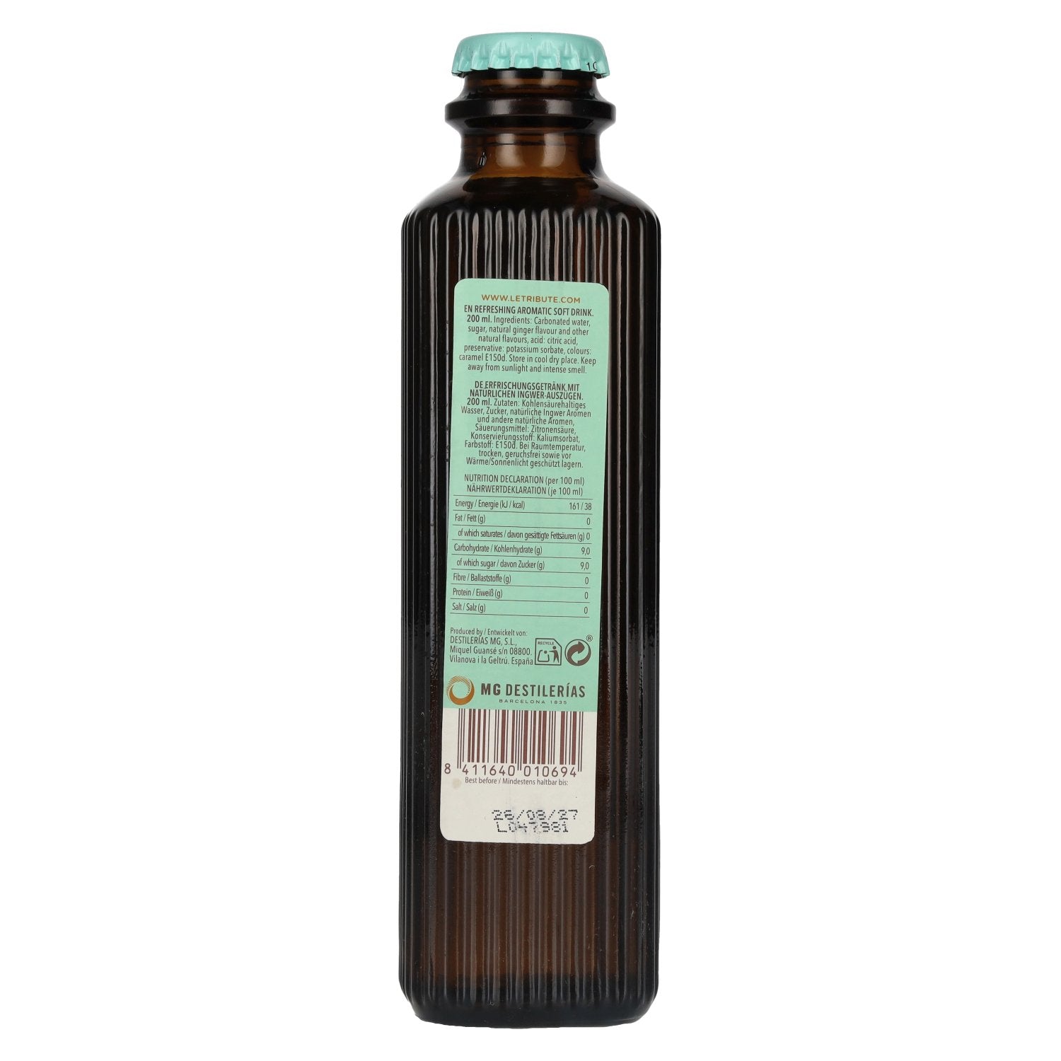 Le Tribute Ginger Ale 24 x 0.2 l
