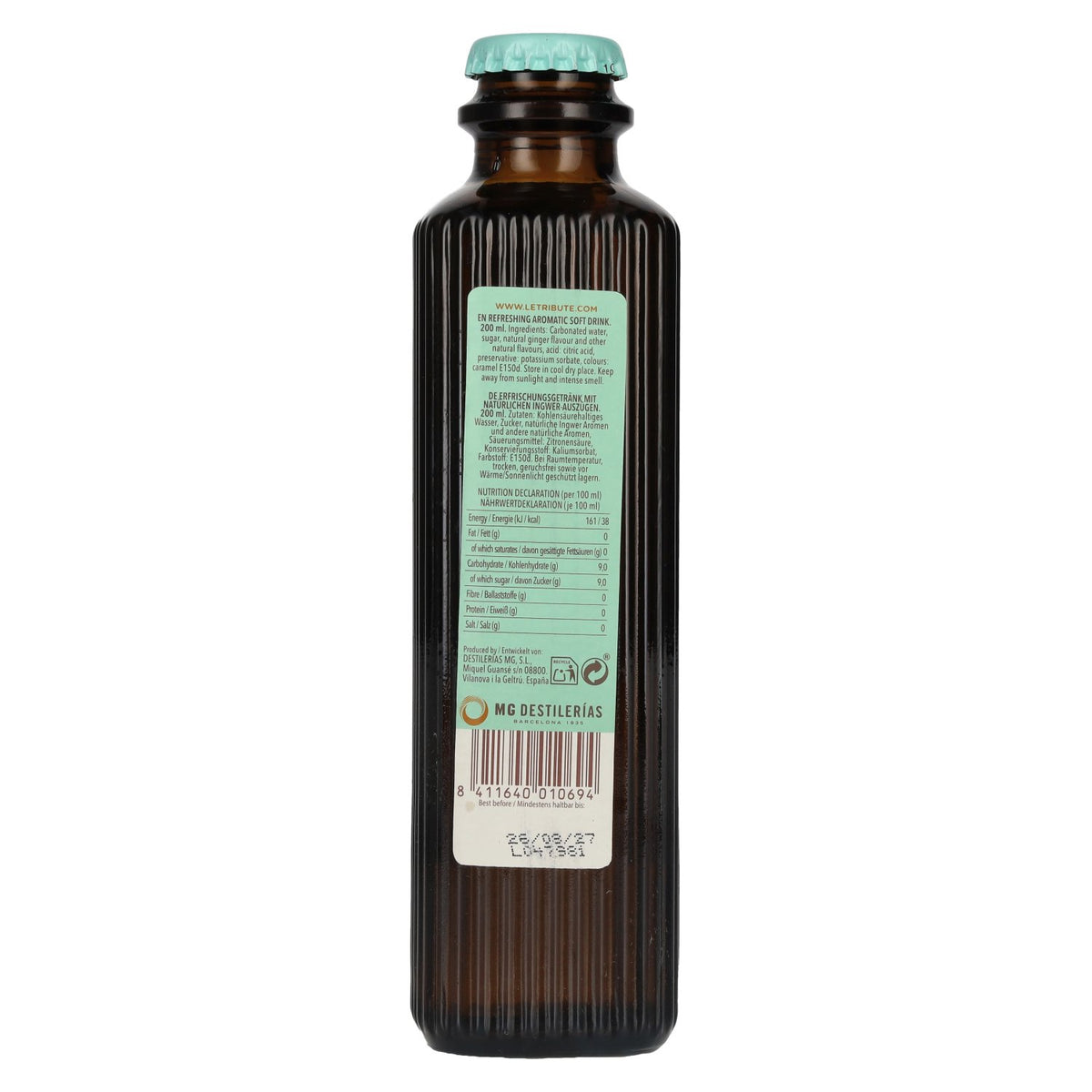 Le Tribute Ginger Ale 24 x 0.2 l