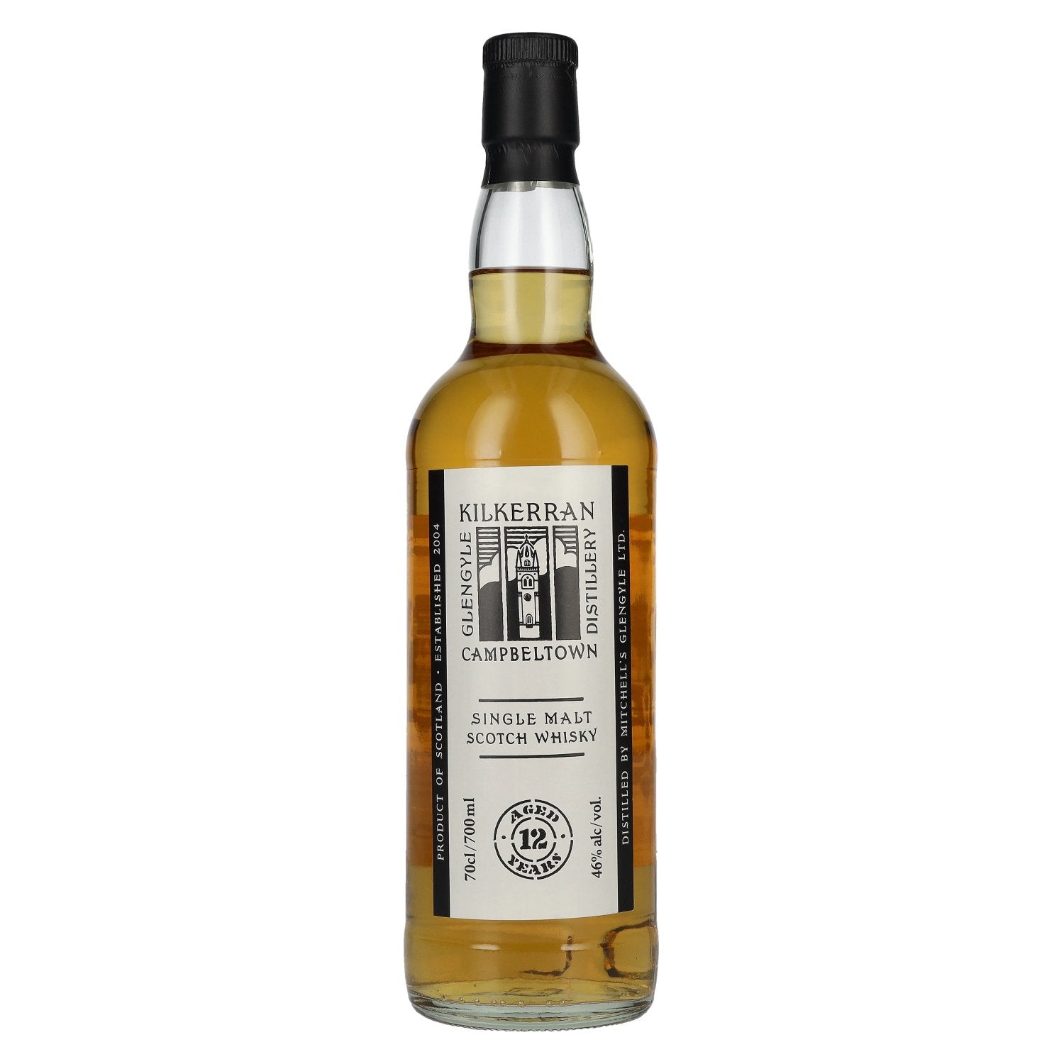 Kilkerran Glengyle Distillery 12-Year-Old Single Malt Scotch Whisky 46% ABV 0.7l