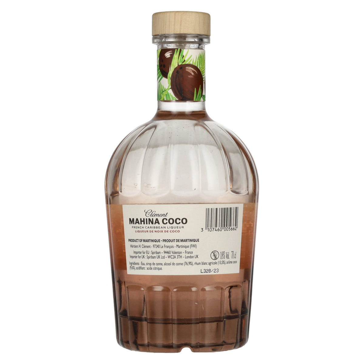 Liqueur Clément MAHINA COCO 18 % vol. 0,7 l