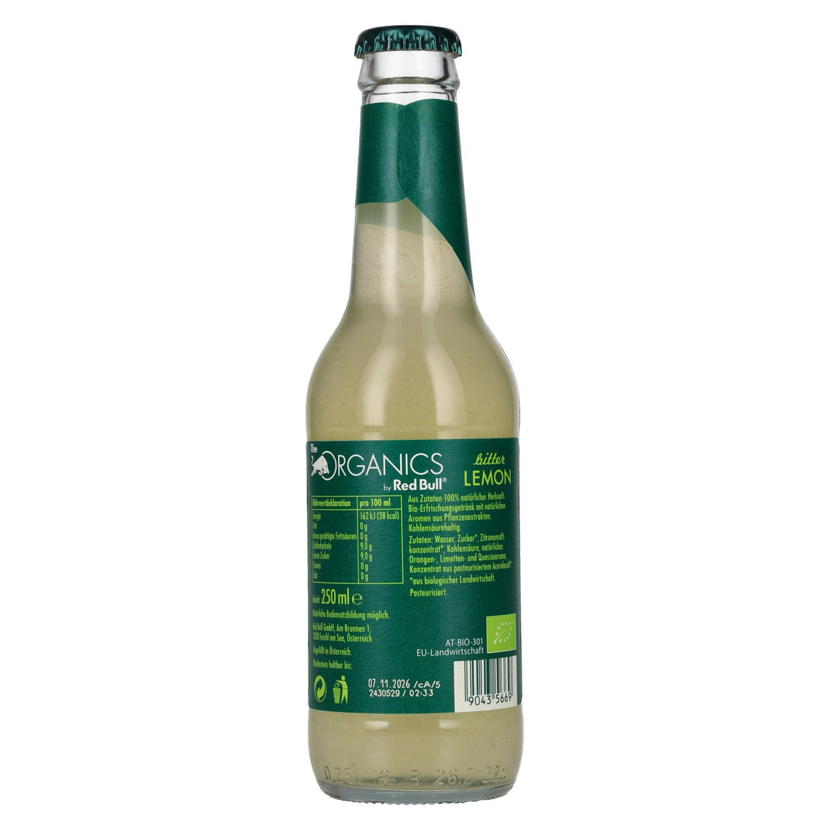 Red Bull Organics by Red Bull Bitter LEMON 0.25 l