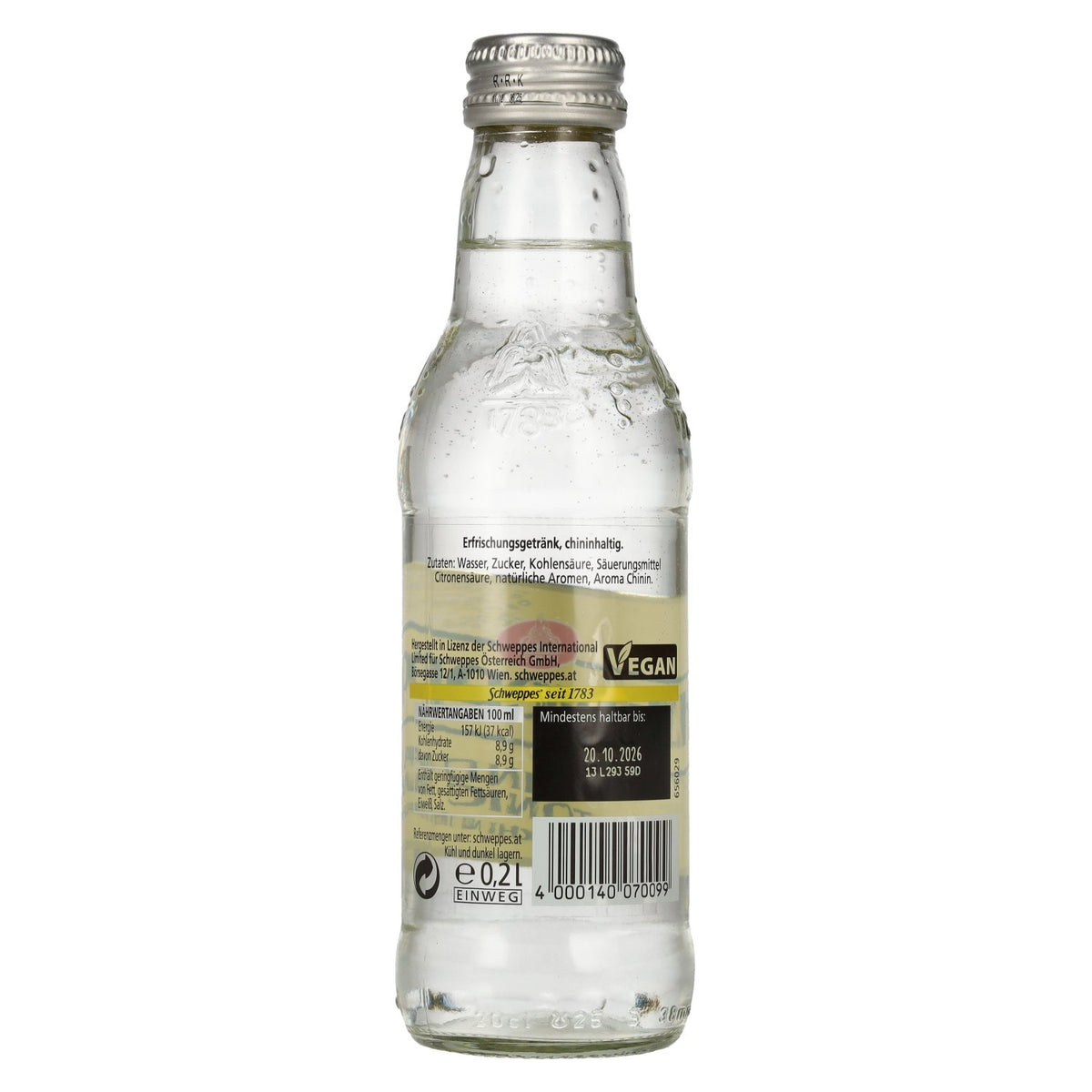 Schweppes Indian Tonic Water 0.2l