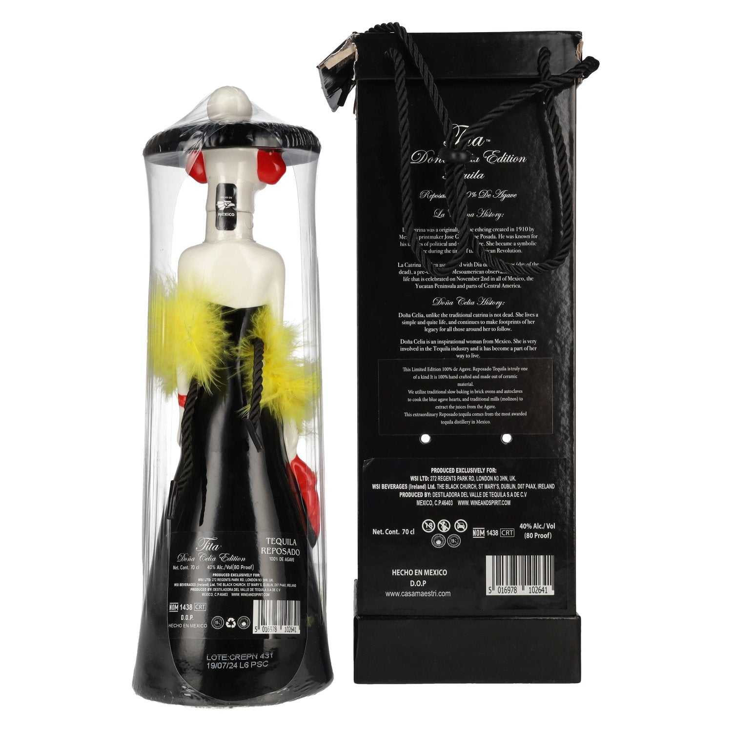 Dona Celia Tequila Reposado 100% de Agave 40% Vol. 0,7l in Geschenkbox