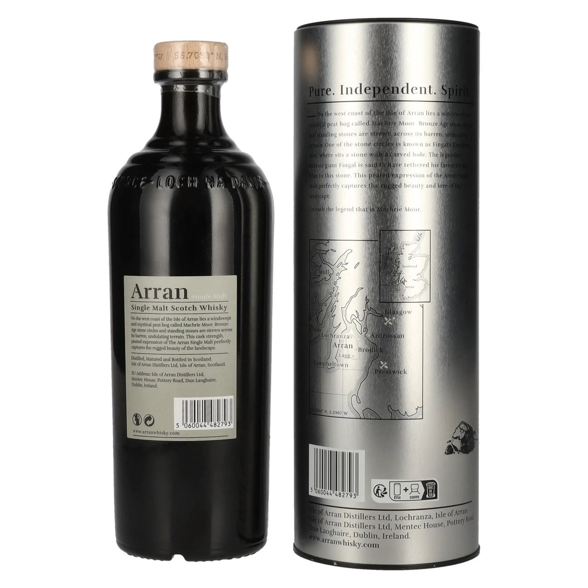 Arran MACHRIE MOOR The Peated Lochranza Malt CASK STRENGTH 56,2% Vol. 0,7l en Tinbox