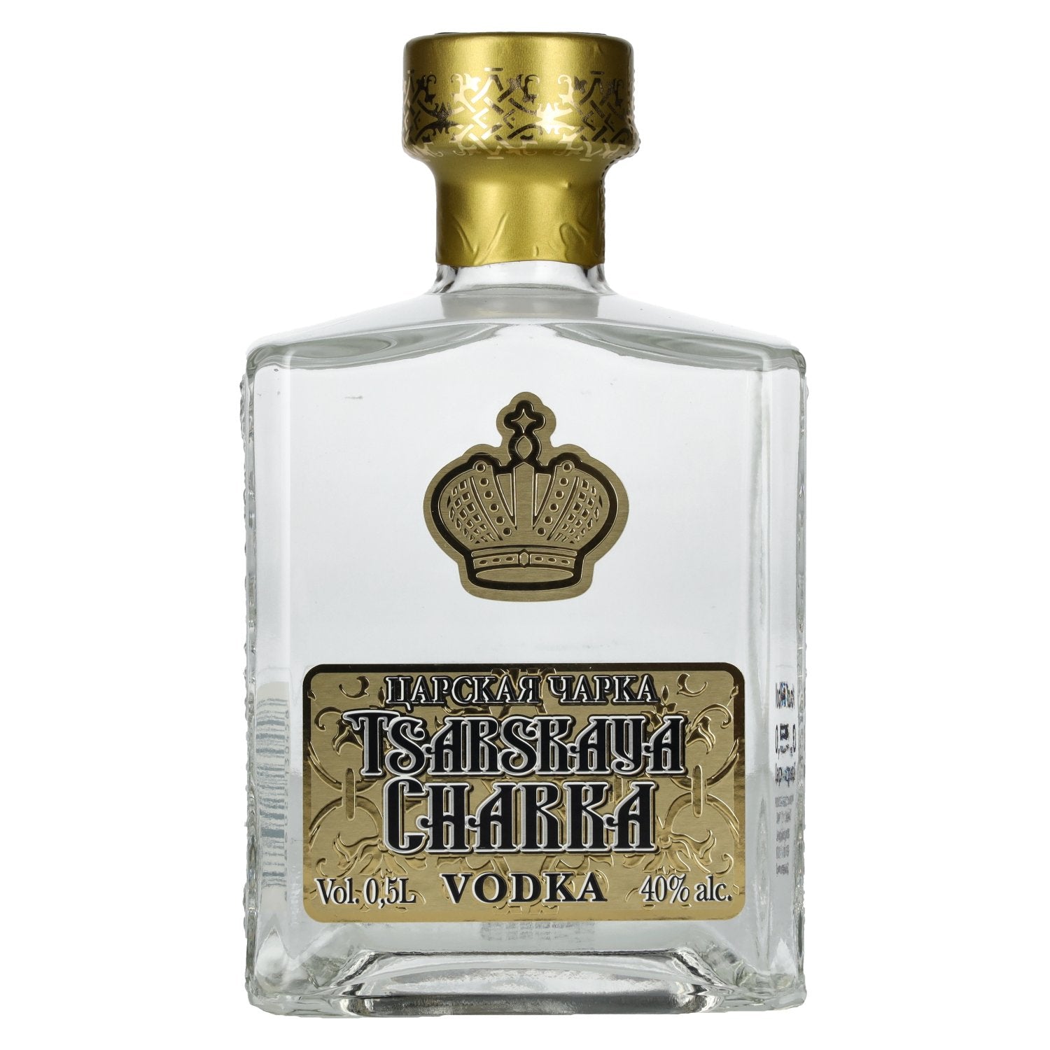 Tsarskaya Charka Vodka GOLD Vodka 40% Vol. 0,5l