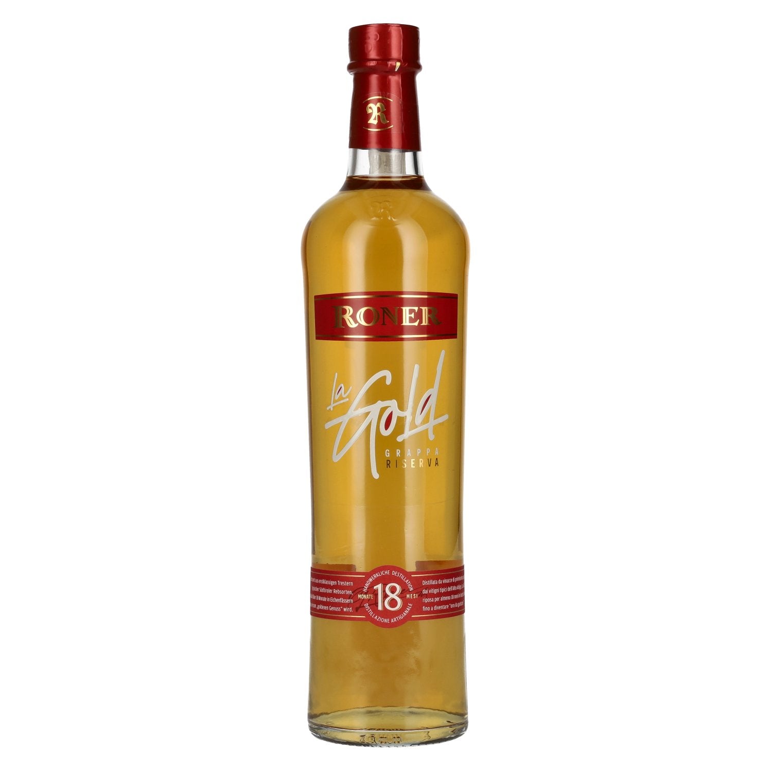 Roner Grappa Riserva La Gold 40% vol. 0,7 l