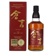 Matsui Whisky THE KURAYOSHI, whisky pur malt de 12 ans d'âge, 43 % vol., 0,7 l, dans un coffret cadeau