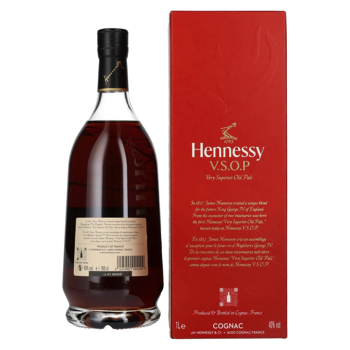Hennessy V.S.O.P Cognac 40% Vol. 1l in Geschenkbox