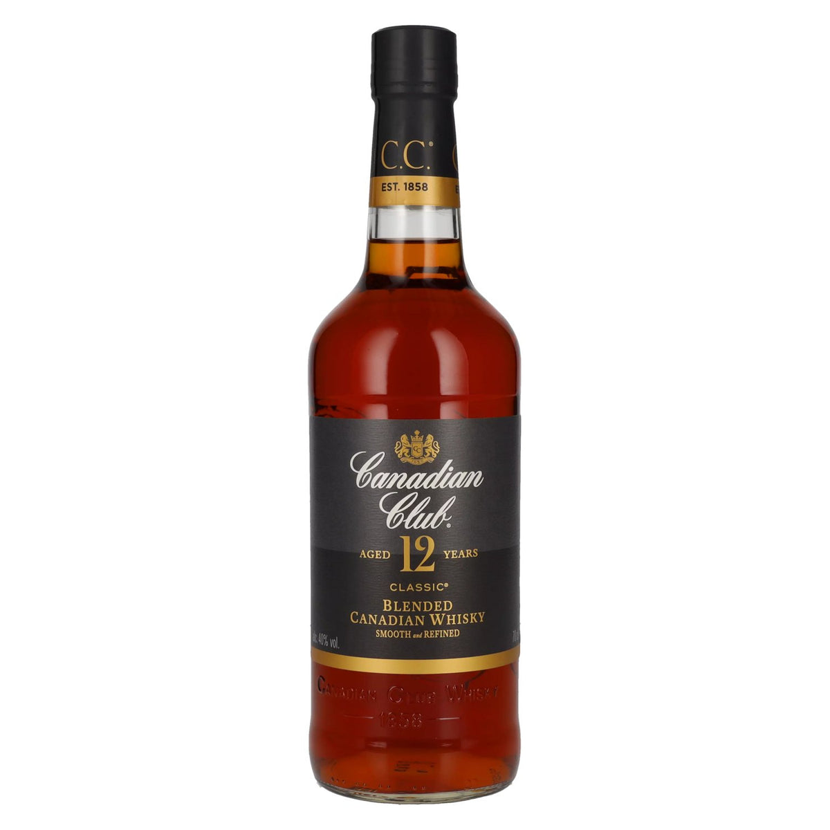 Canadian Club CLASSIC 12 Years Old Small Batch Blended Canadian Whisky 40% Vol. 0,7l