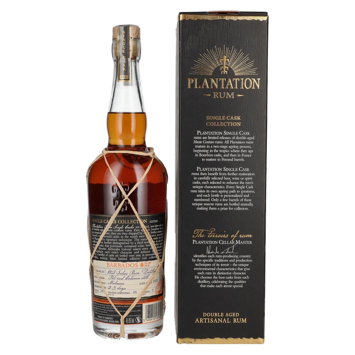 Plantation Rum BARBADOS 8 Years Old Port Finish by delicando 2023 46,8% Vol. 0,7l in Geschenkbox