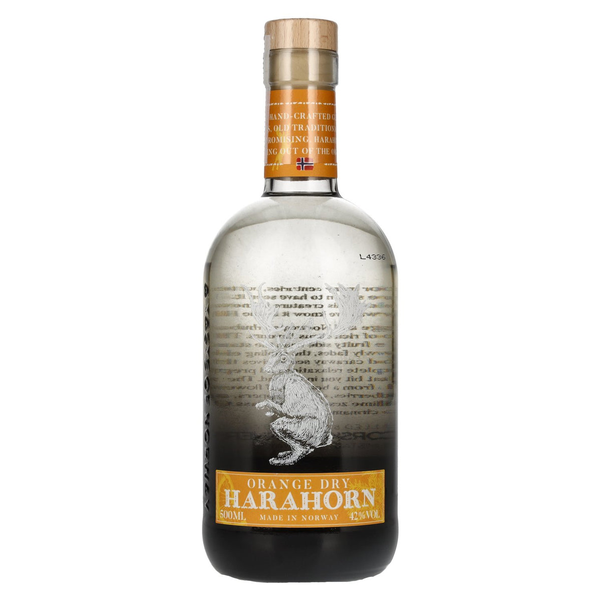 Harahorn Norwegian Orange Dry Gin 42% vol. 0.5 l