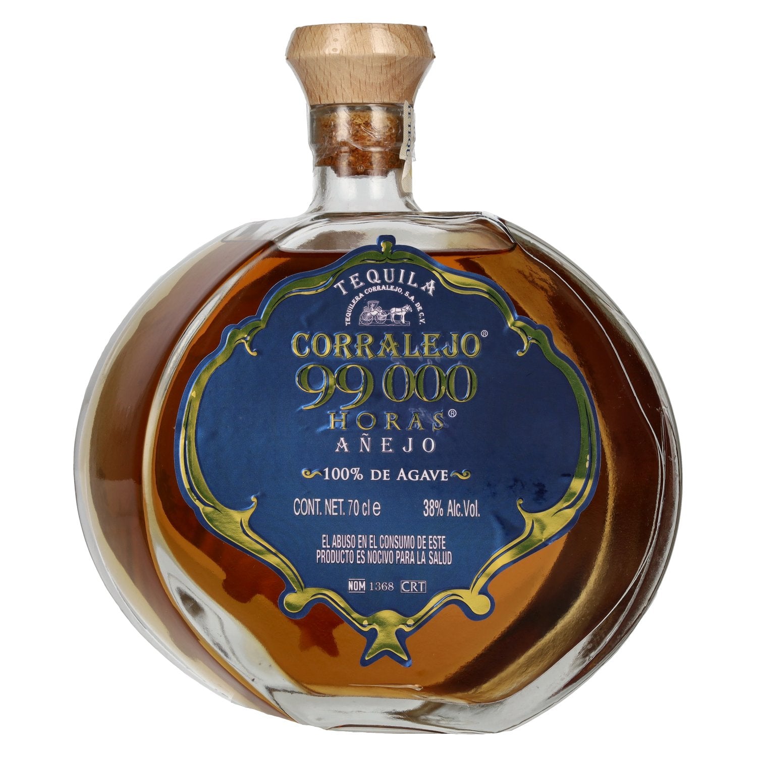 Corralejo Tequila 99,000 HORAS AÑEJO 100% de Agave 38% Vol. 0,7l