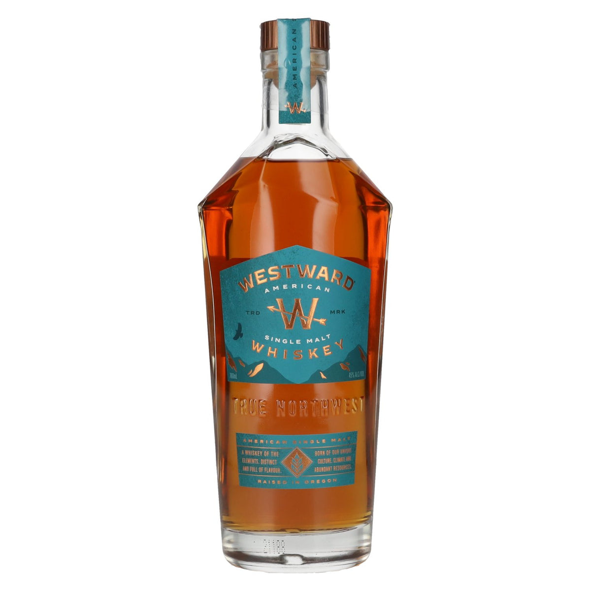 Westward American Single Malt Whiskey 45% ABV 0.7l