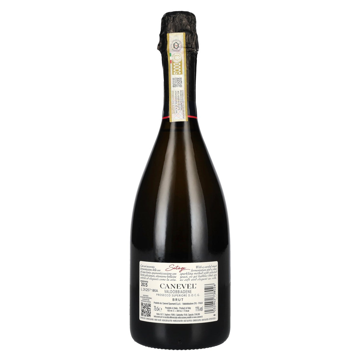 Canevel Valdobbiadene Prosecco Superiore Setàge Brut DOCG 2025 11 % vol. 0,75 l