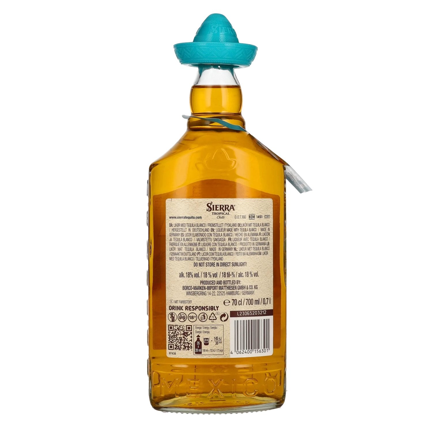 Sierra Tequila Tropical Chilli 18% Vol. 0,7l