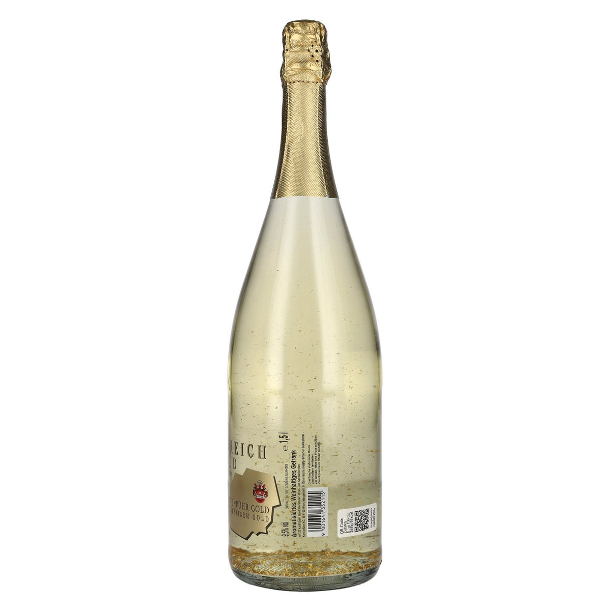 Autriche Gold - à la feuille d'or 23 carats, 9,5 % vol., 1,5 l