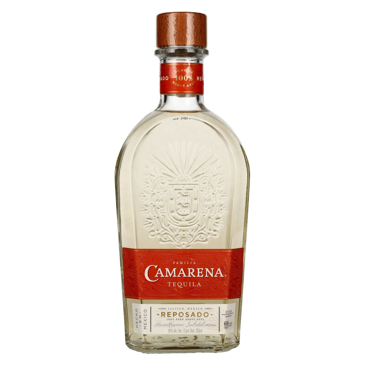 Familia Camarena Tequila Reposado 38% ABV 0.7l