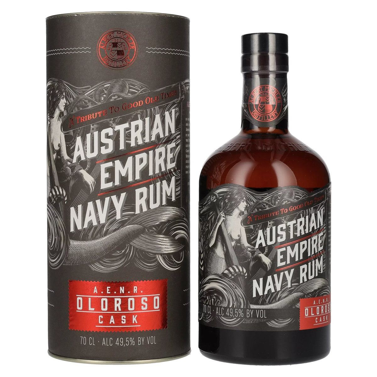 Austrian Empire Navy Rum OLOROSO CASK 49,5% Vol. 0,7l in gift box