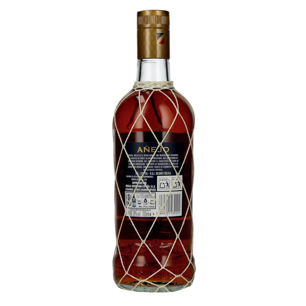 Brugal AÑEJO Ron Dominicano 38% Vol. 0,7l