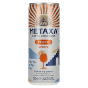 Metaxa Peach Spritz Greek Cocktails Ready to Drink 5% Vol. 0,25l Dose Pfand