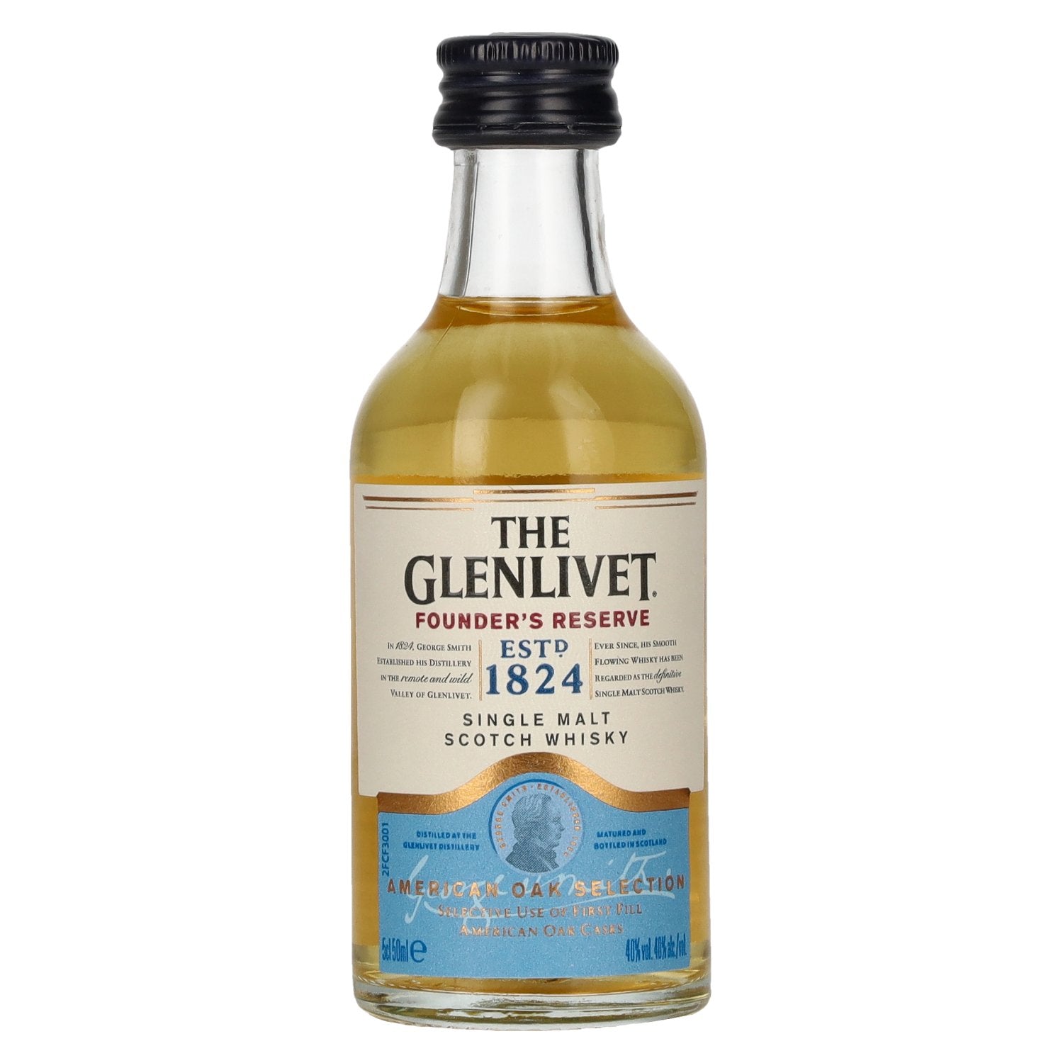 The Glenlivet FOUNDER'S RESERVE American Oak Selection 40% Vol. 0,05l