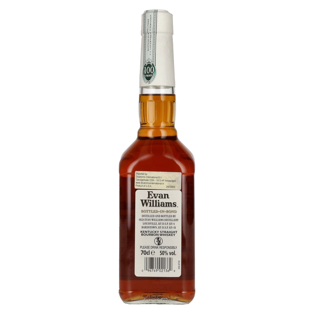 Evan Williams BOTTLED-IN-BOND Kentucky Straight Bourbon Whiskey 50% Vol. 0,7l