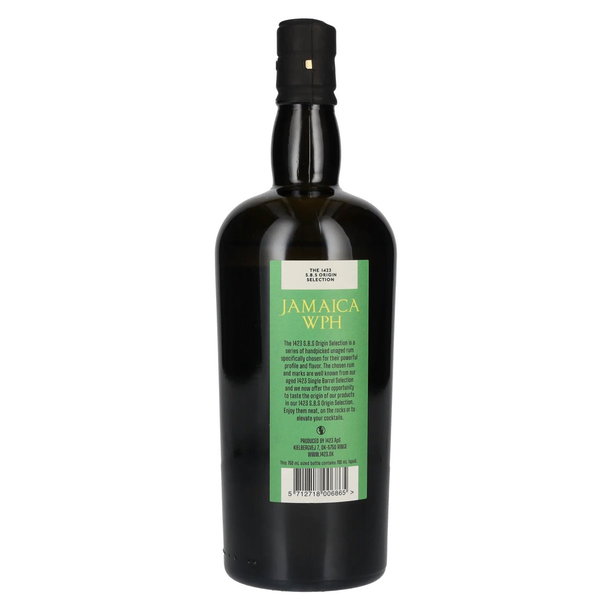 1423 S.B.S JAMAICA WPH Single Origin Rum 2021 57% vol. 0,7l
