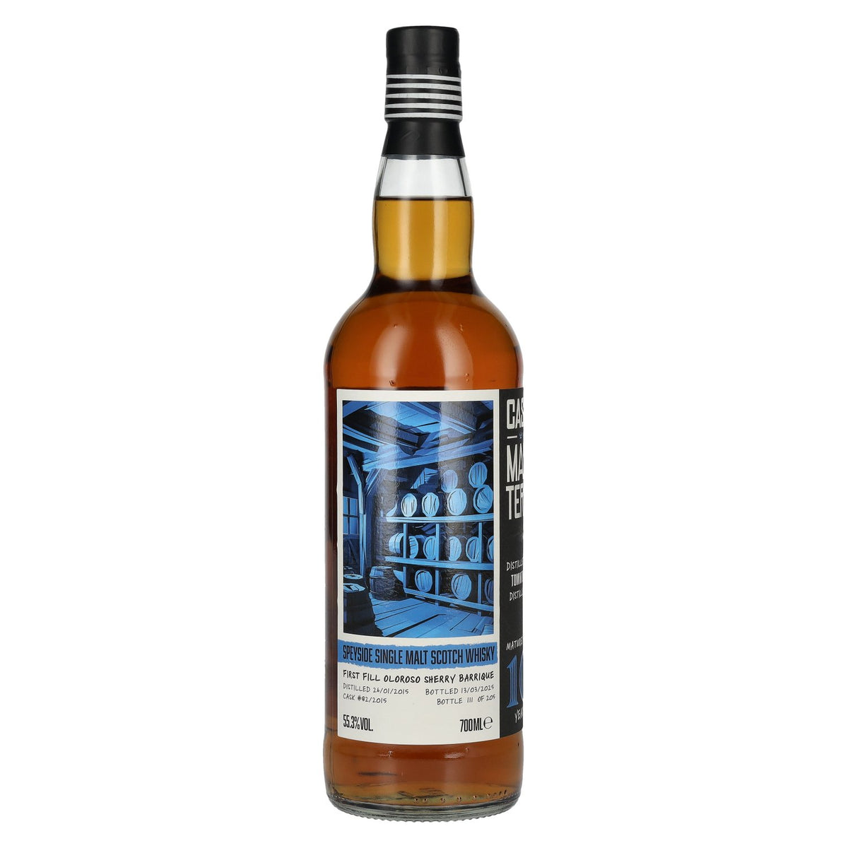 Brave New Spirits 10 ans d'âge Tomintoul Cask Masters Single Malt Scotch Whisky n° 82 2015 55,3 % vol. 0,7 l