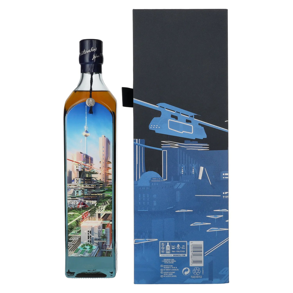 Johnnie Walker Blue Label City Edition Berlin Blended Scotch Whisky 40% Vol. 0,7l in Geschenkbox