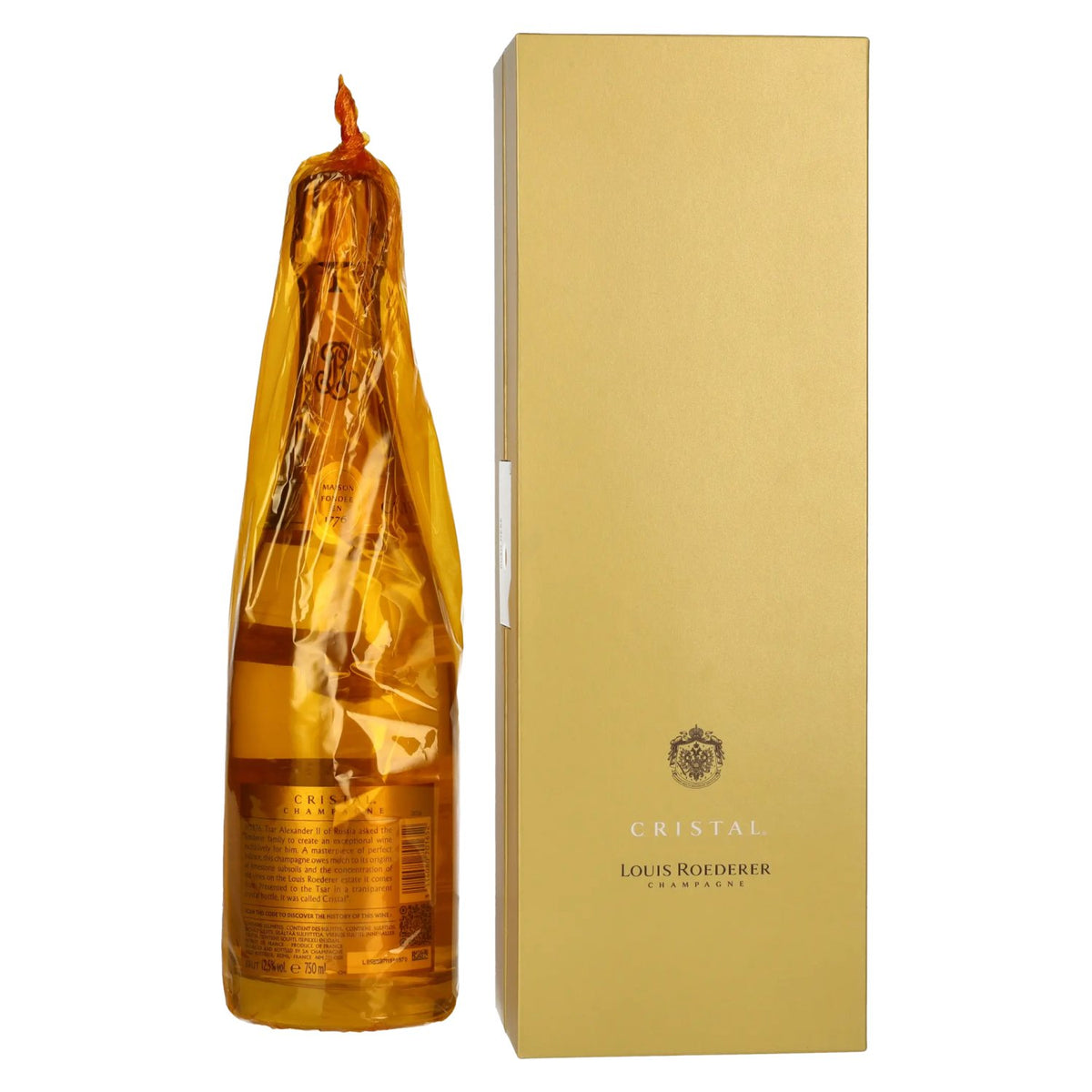 Champagne Louis Roederer CRISTAL 2016, 12,5 % vol., 0,75 l, dans un coffret cadeau