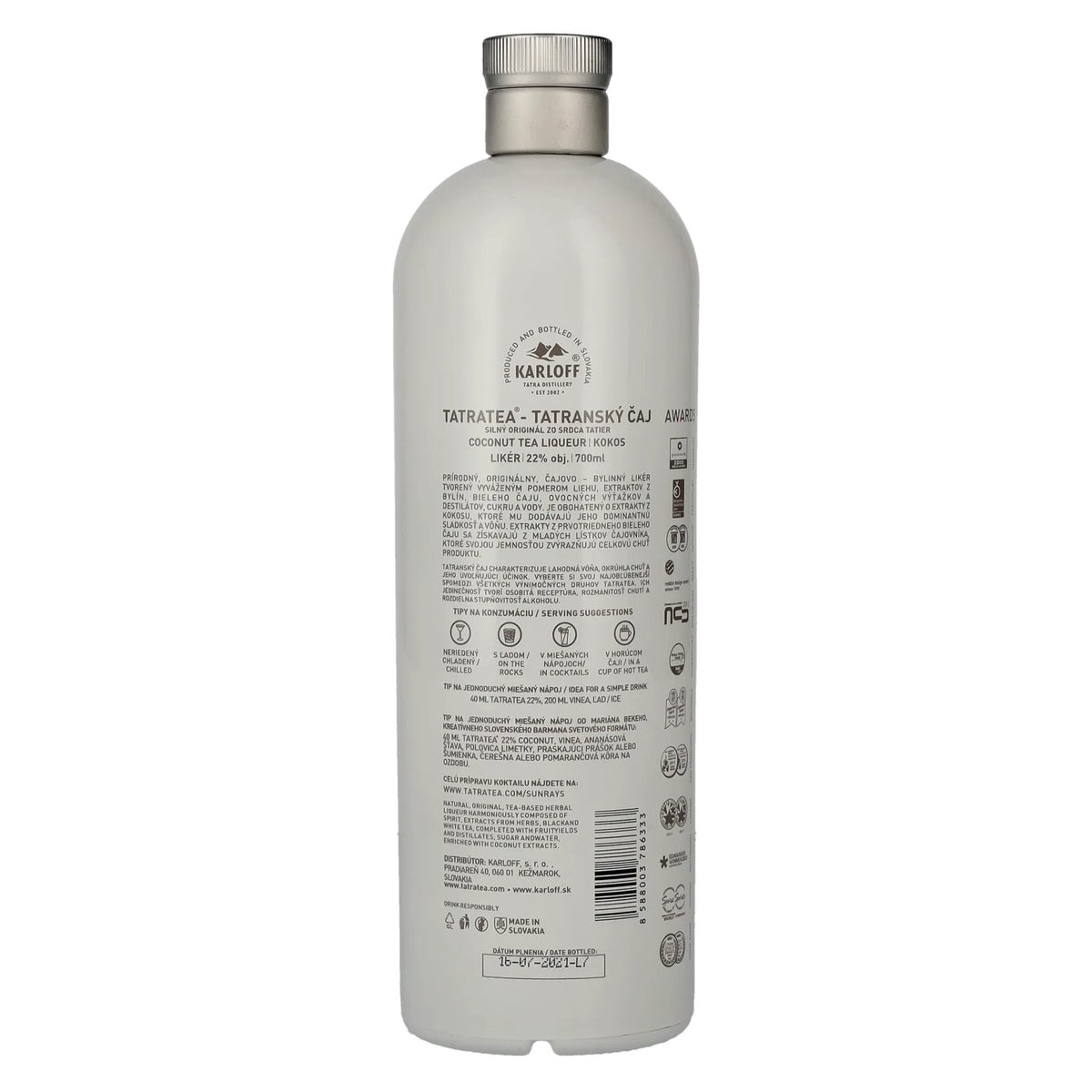 TATRATEA Coconut Tea Liqueur 22% Vol. 0,7l