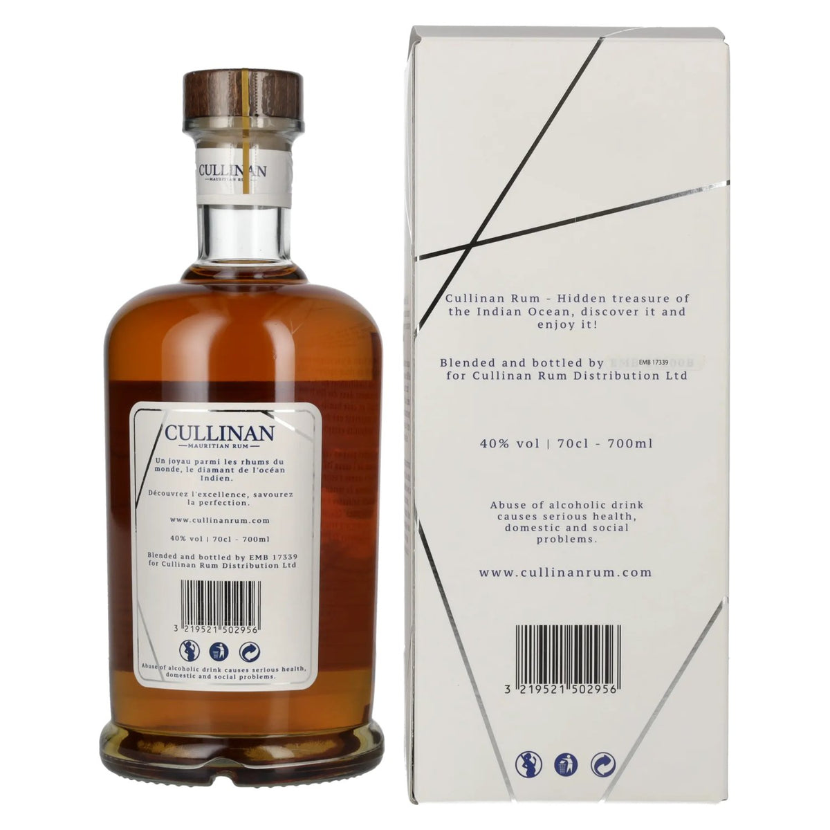 CULLINAN 7 Years Old Mauritian Rum Batch VII 40% Vol. 0,7l in Geschenkbox