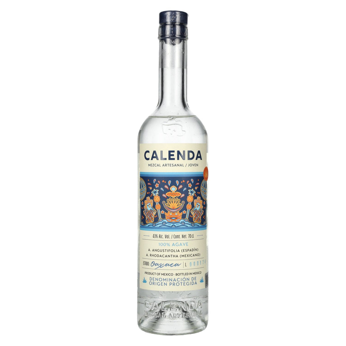 Mezcal Calenda 100% Agave DOP 43% vol. 0.7l