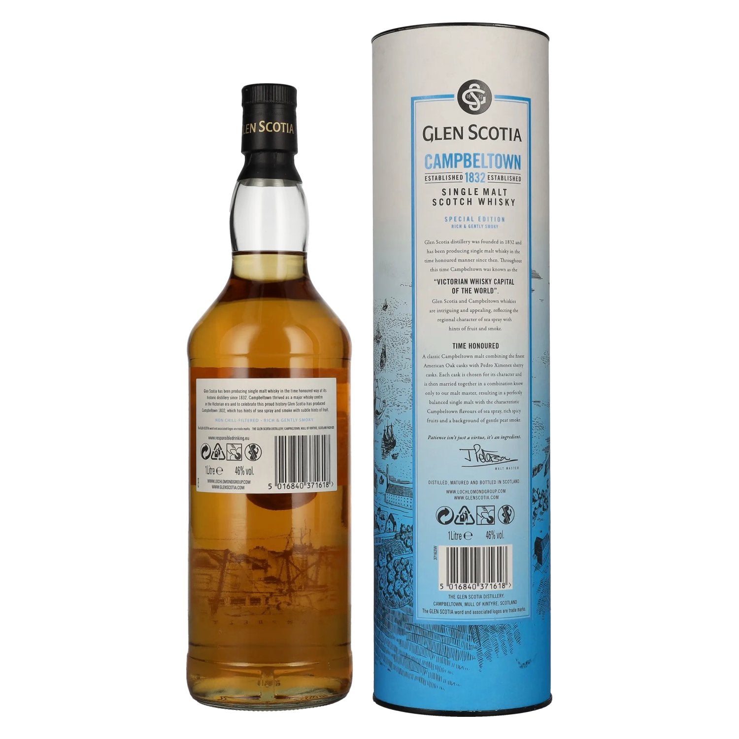 Glen Scotia Campbeltown 1832 Single Malt 46% Vol. 1l in gift box