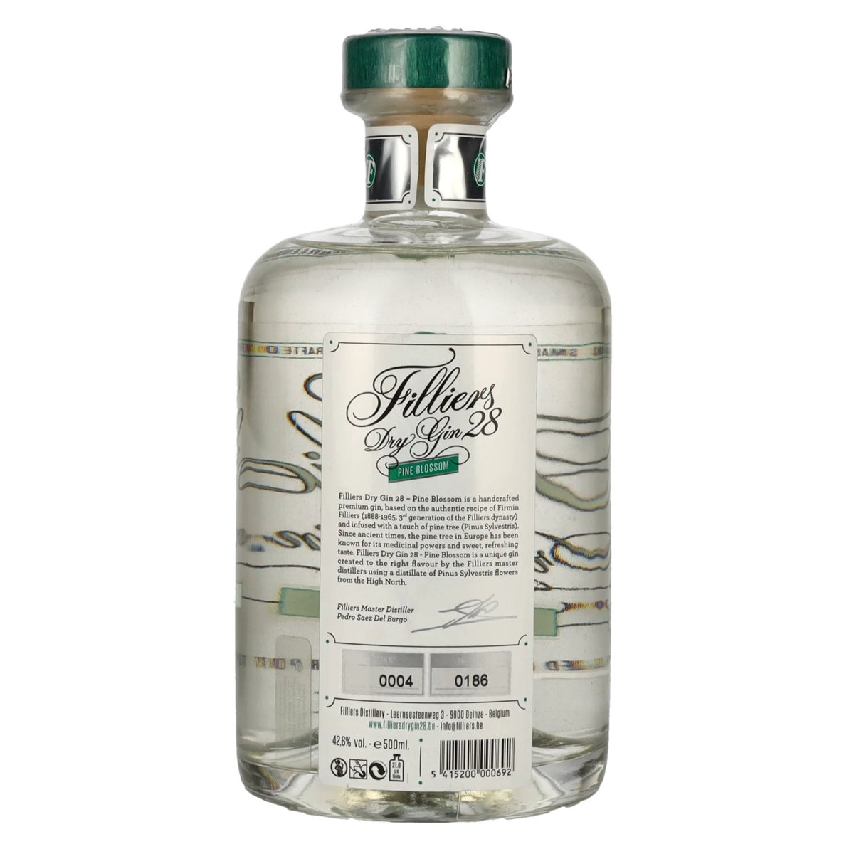Filliers Dry Gin 28 PINE BLOSSOM 42,6 % vol. 0,5 l