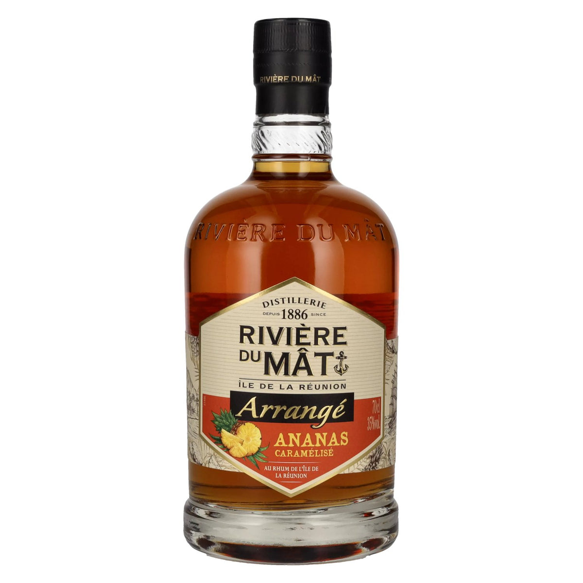 Rivière du Mât « Arrangé ANANAS Caramélisé » 35 % vol. 0,7 l