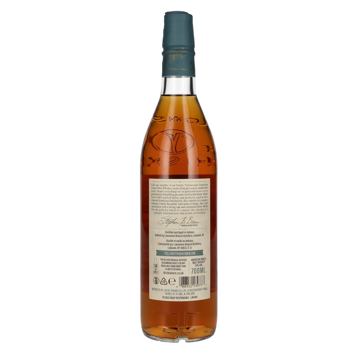 Yellowstone American Single Malt Whiskey 54% Vol. 0,7l