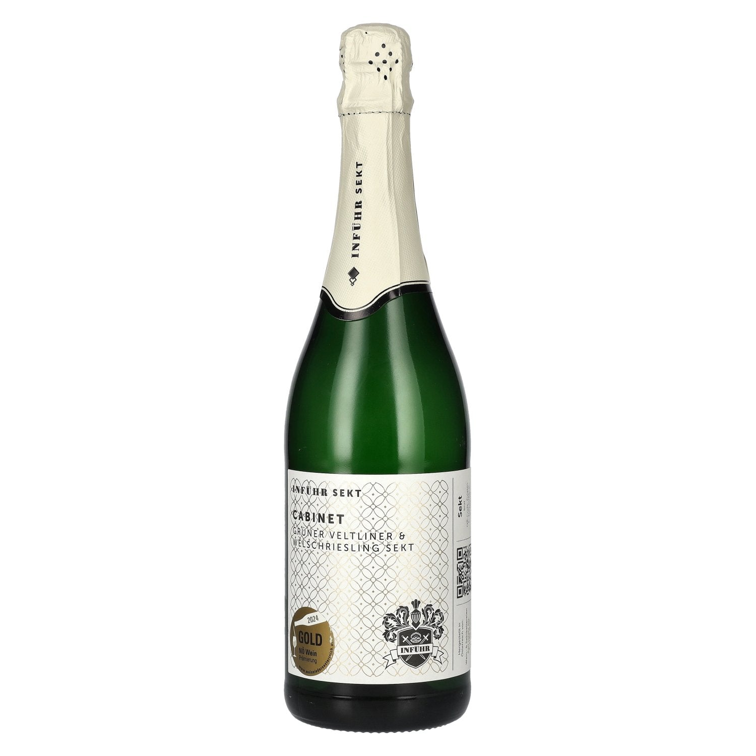Inführ Sparkling Wine Cabinet Grüner Veltliner &amp; Welschriesling Brut 12,5% Vol. 0,75l