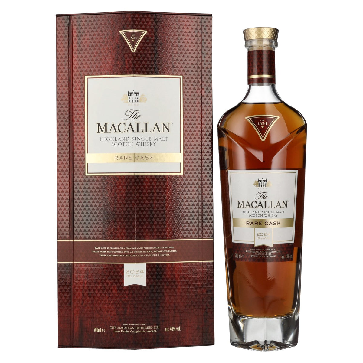 The Macallan Rare Cask Release 2024 43% vol. 0,7 l in geschenkverpakking