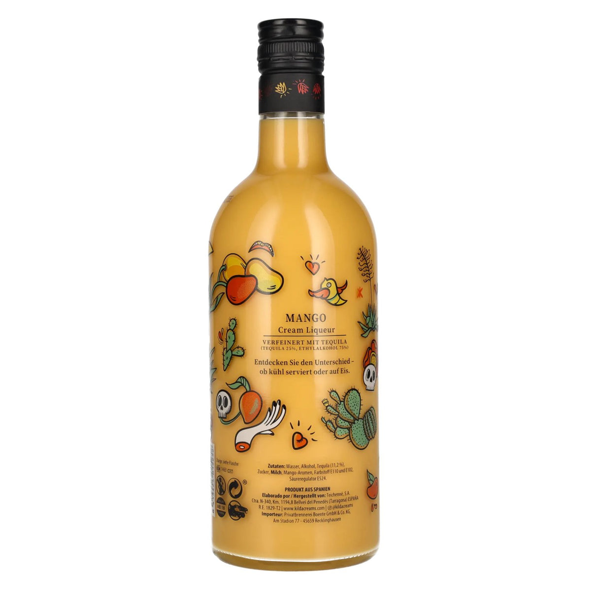 Kilda Mango Cream Liqueur 17% ABV 0.7l