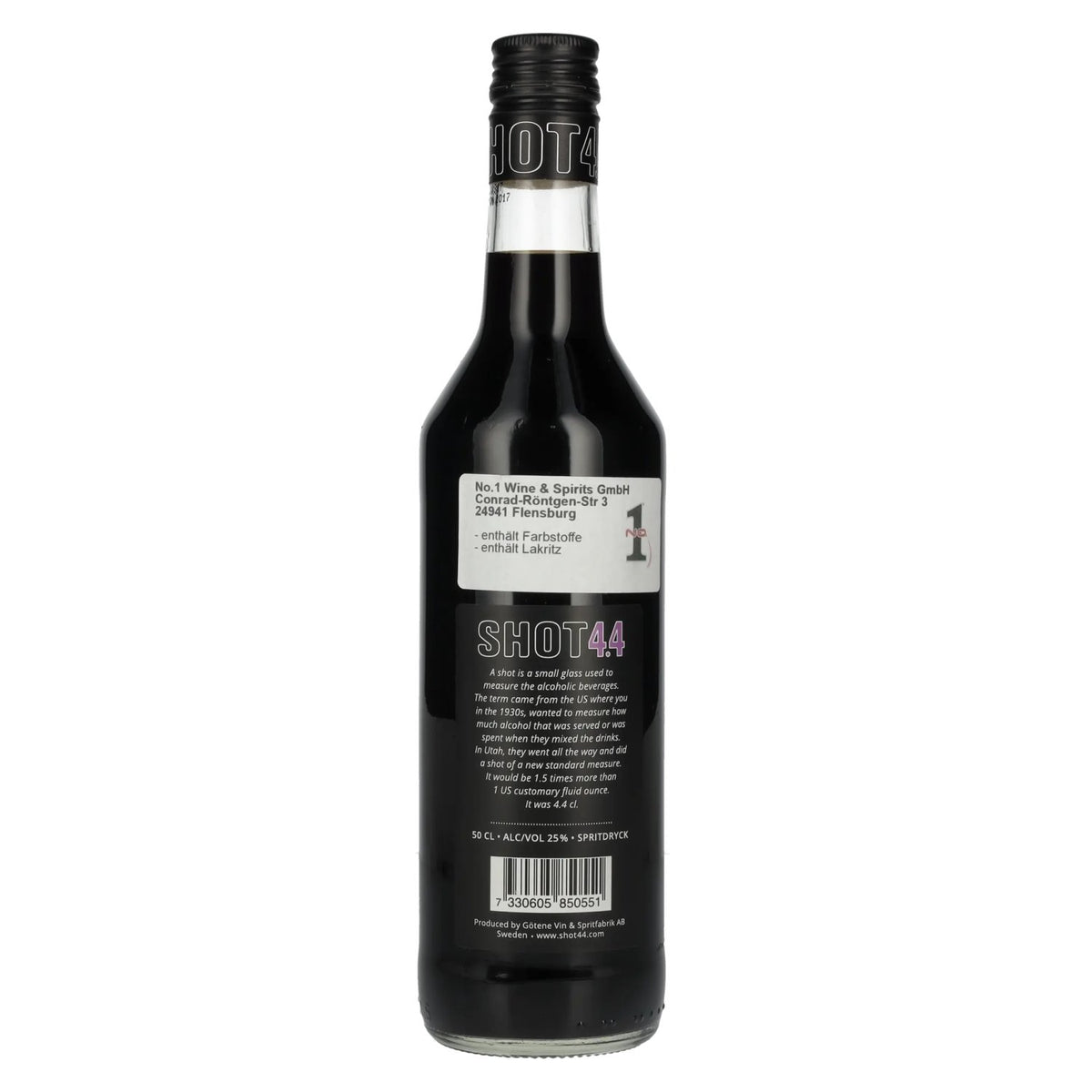 Shot 4.4 Violet Liquorice 25% vol. 0,5 l