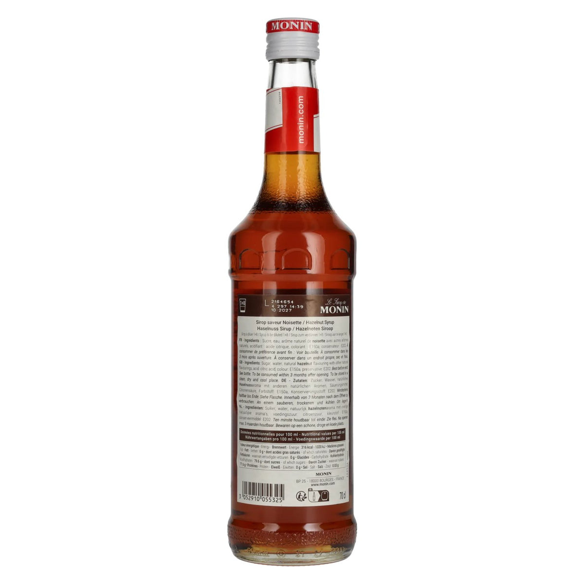 Monin HAZELNUT Syrup 0.7l