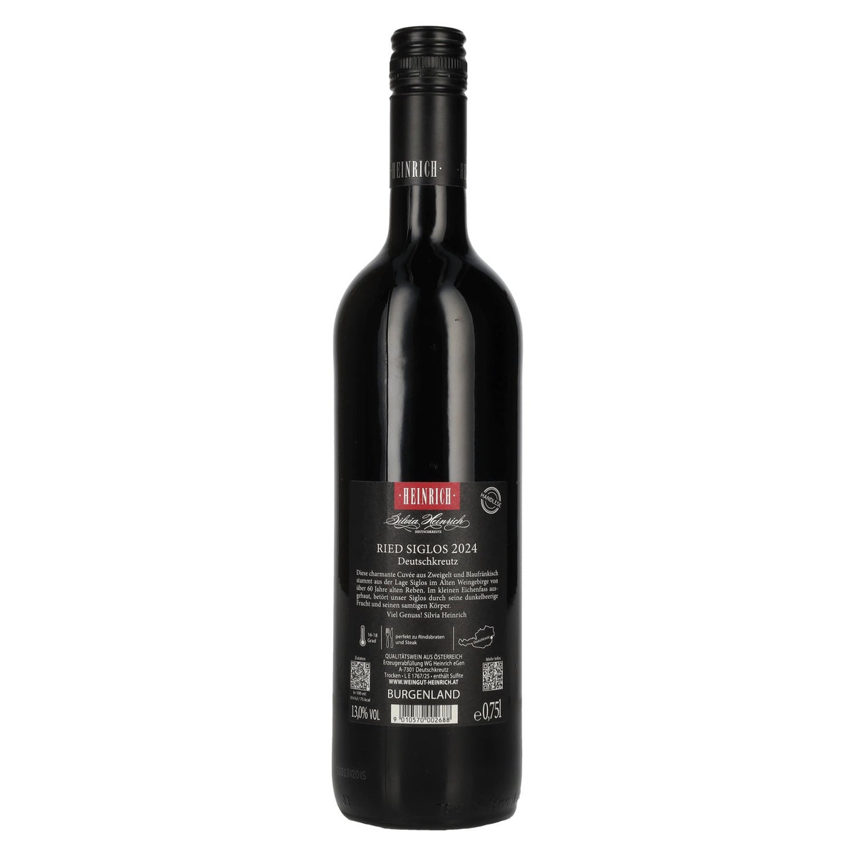 Heinrich Ried Siglos 2024 13% ABV 0.75l