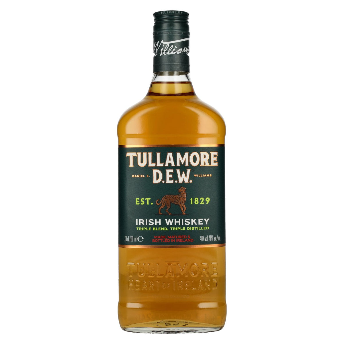 Tullamore D.E.W. Irish Whiskey SQUARE 40 % vol. 0,7 l